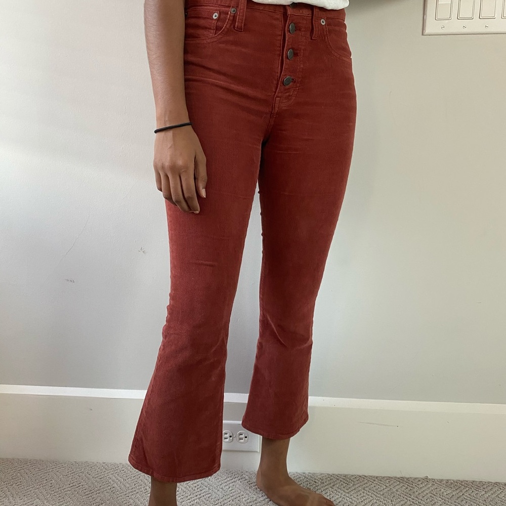 Madewell | Rust corduroy pants